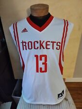 James Harden #13 Houston Rockets Adidas White Medium Basketball Jersey, used for sale  Shipping to South Africa
