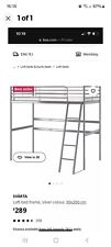 Ikea loft bed for sale  LEICESTER