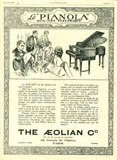 Publicité ancienne pianola d'occasion  France