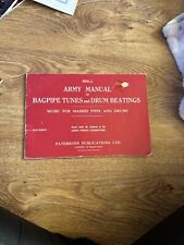 1934 Vintage Music Book - Army Manual Of Bagpipe Tunes And Drum Beatings - 1934 comprar usado  Enviando para Brazil