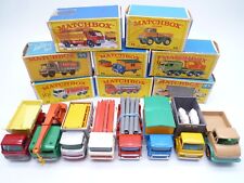 VINTAGE MATCHBOX LESNEY COMMERCIALS x8:  LEYLAND DODGE DAF MERCEDES BOXED 1960s for sale  Shipping to South Africa