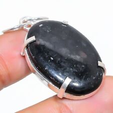 Nuummite Gemstone Handmade 925 Sterling Silver Pendant 1.81" Q164 for sale  Shipping to South Africa