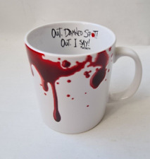 William Shakespeare Globe Theatre shop mug Lady Macbeth "Out, Damned Spot" for sale  Shipping to South Africa