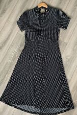 1940s polka dot dress for sale  SPALDING