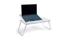 Used, Laptop Tray Portable & Foldable White Computer Bed Breakfast Reading Desk for sale  Shipping to South Africa