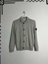 Stone Island Junior Wool Blend Cardigan Grey Size 12/152 Mint Condition tweedehands  verschepen naar Netherlands