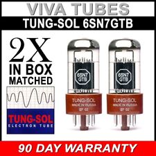 Novo par combinado de ganho (2) tubos de vácuo Tung-Sol reedição 6SN7GTB 6SN7GT comprar usado  Enviando para Brazil