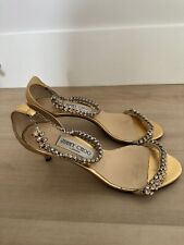 Jimmy choo gold for sale  Shipping to Ireland