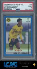 2020 Topps Merlin UCL #31 Jude Bellingham refrator azul /75 cartão de novato PSA 9 comprar usado  Enviando para Brazil