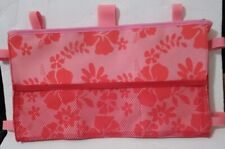 Walker/Rollator Tote/Organizer Zip Up Bag W/ Hook & Loop Attachers - Pink Floral for sale  Shipping to South Africa
