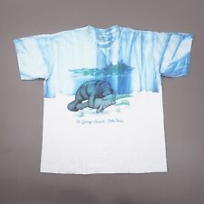 Camiseta Vintage Años 80 Manatíes Isla San Jorge Florida Hombres XL Azul Puntada Única segunda mano  Embacar hacia Argentina