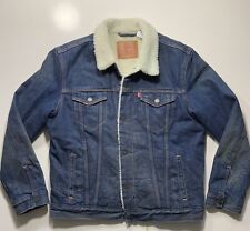 Levi denim sherpa usato  Spedire a Italy