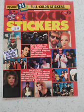 Rock stickers c1984 for sale  LEEDS
