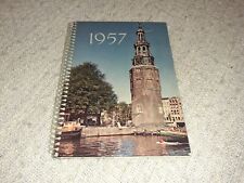Almanacco calendario 1957-HOLLAND/OLANDA illustrato , usato usato  Vo