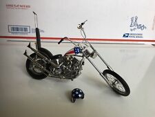 1:10 Franklin Mint Easy Rider Captain America Chopper Bike Harley Davidson for sale  Crystal Beach