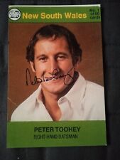 Used, Australia Cricket Legend Peter Toohey Signed Photo for sale  Shipping to South Africa