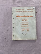 Oryginalna lista części zamiennych Massey Ferguson MF116 na sprzedaż  Wysyłka do Poland