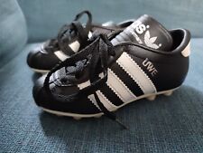 Adidas Uwe Vintage Soccer Shoes New Old Stock NUEVO DE LOTE ANTIGUO zapatos de fútbol retro 25 niños segunda mano  Embacar hacia Argentina