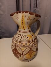 Pottery sangria pitcher for sale  Escanaba