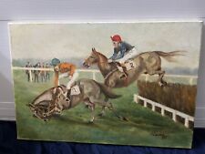 Horse racing painting for sale  CHELMSFORD