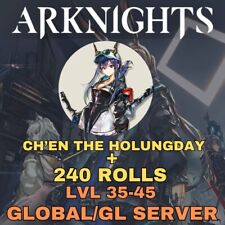 GLOBAL ARKNIGHTS [EN] CH'EN+ 240 Puxadores LVL 40 / CH'EN THE HOLUNGDAY comprar usado  Enviando para Brazil