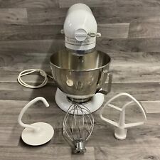 KitchenAid KSM90WW Ultra Power  Mixer White w/ 3 Attachments Dough Hook Paddle for sale  Shipping to South Africa