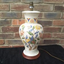 Large Table Lamp Vintage Cream Patterned Lamp Stand Base 50cm H for sale  Shipping to South Africa
