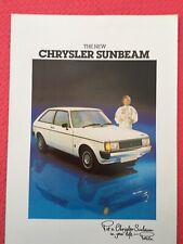 Chrysler sunbeam sales for sale  PRESTON