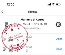 Astros mariners 2nd for sale  Katy