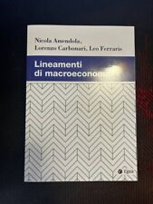 Lineamenti macroeconomia amend usato  Vico Nel Lazio