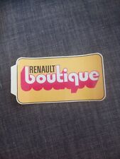 Vintage renault sticker d'occasion  Expédié en Belgium