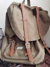 Herschel khaki backpack for sale  GLASGOW