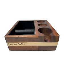 Usado, Knockbox de madera de marca | Para baristas de espresso y hogar 51-58 mm abolladura en la esquina segunda mano  Embacar hacia Mexico