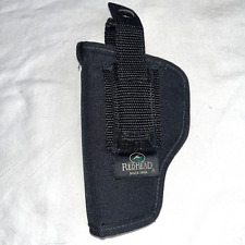 Usado, Coldre de pistola cabeça vermelha arma de fogo OWB lona preta tamanho 16 comprar usado  Enviando para Brazil
