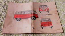 Volkswagen 1963 original manual del dueño (80 páginas) segunda mano  Embacar hacia Argentina