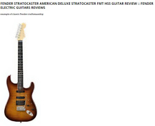 american deluxe stratocaster for sale  BEMBRIDGE