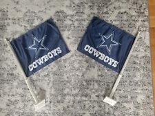 Set Of 2 Dallas Cowboys Car Window Flags for sale  Shipping to South Africa