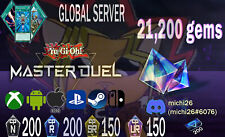 Master duel GLOBAL yugioh 21K+ gemas comprar usado  Enviando para Brazil