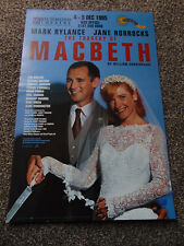 Macbeth theatre poster for sale  LONDON