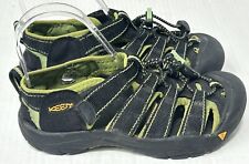 Sandálias impermeáveis Keen Newport H2 juvenil tamanho 2 trilha caminhada verde preto sapatos comprar usado  Enviando para Brazil