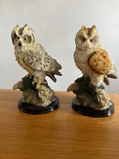 Owl figurines two for sale  WARRINGTON