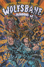 Wolfsbane hand signed for sale  BRIERLEY HILL