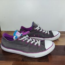 Converse grey purple for sale  CORBY