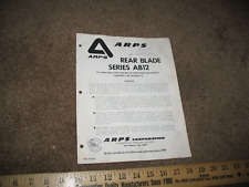Arps rear blade for sale  Midland