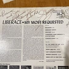 Liberace autographed requested for sale  Yorktown