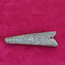 Bainha de espada de prata decorada com flor antiga 19c original 49 gramas M805 comprar usado  Enviando para Brazil