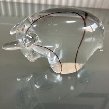 Glass bull paperweight for sale  Shipping to Ireland
