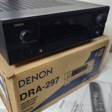 Receptor de audio y video estéreo Denon DRA-297 XM listo caja manual paquete remoto Tstd segunda mano  Embacar hacia Argentina