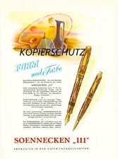 1951 reklame soennecken gebraucht kaufen  Schönberg