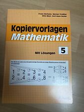 Kopiervorlagen mathematik 5 gebraucht kaufen  Düsseldorf